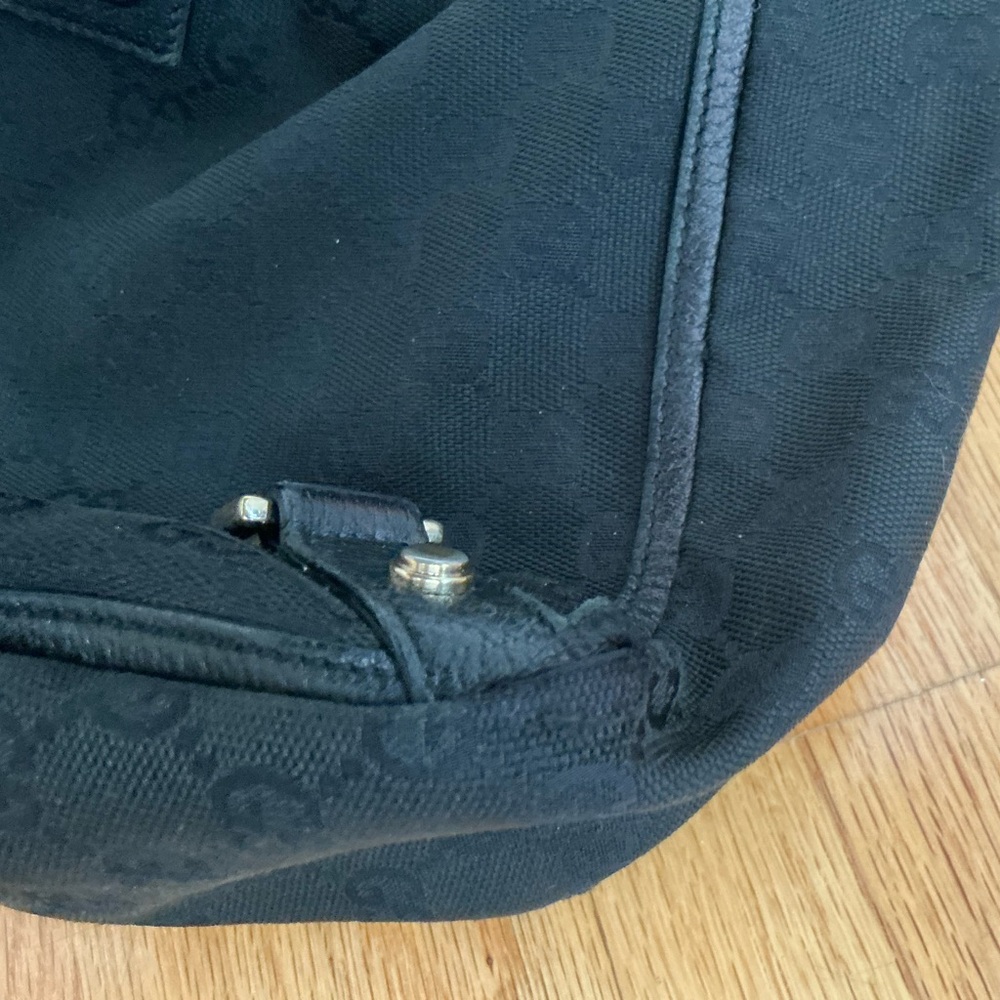 Gucci Monogram Small Abbey‎ Tote Bag, Black - Picture 9 of 10